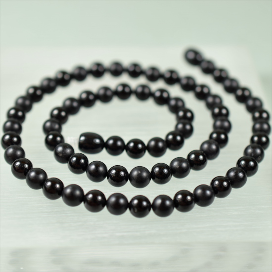 Amber necklace for men’s and women’s made of black amber