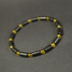Men's and women's healing bracelet made of dark cherry amber beads