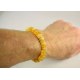  Amber Bracelet for Men or Women/ Elastic amber bracelet