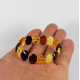 Minimalist Amber Bracelet, Amber bracelet from natural Baltic amber beads/ Elastic amber bracelet