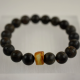 Amber bracelet for men and women, Baltic raw amber round beads