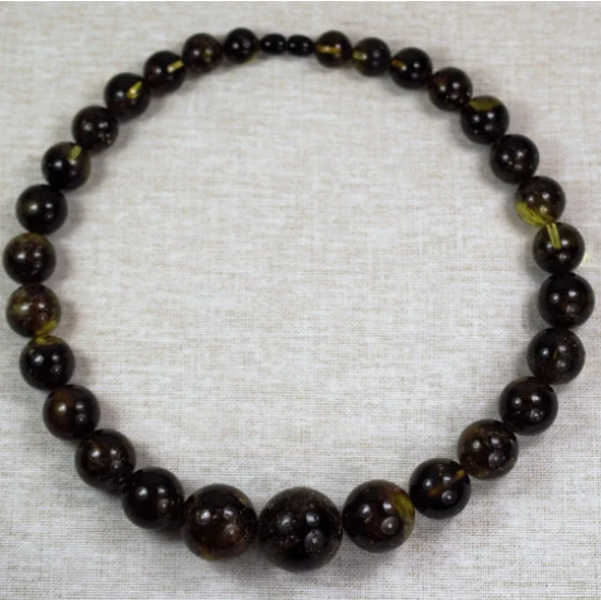  Luxury Amber Massive Necklace and bracelet / Round amber beads necklace/ bracelet/ Gift for Mom