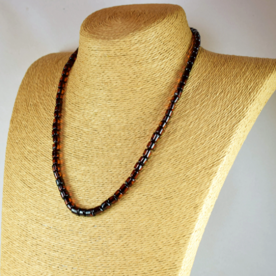 Genuine Baltic Amber men's necklace/ Beautiful Gift for Men/ Men and Women jewelry