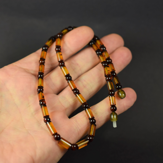 Genuine Baltic Amber Necklace for Men's