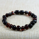 Baltic amber necklace for adults from dark cherry amber, Healing Amber Necklace