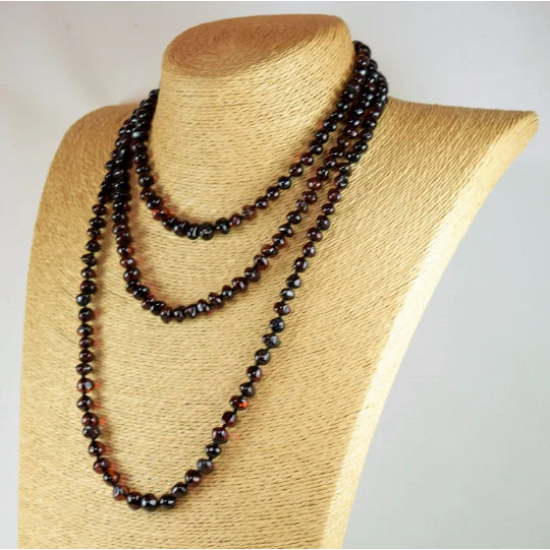 Vintage Round beads Baltic amber necklace