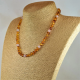 Amber bracelets and necklaces with pink agate from Kids to adult sizes