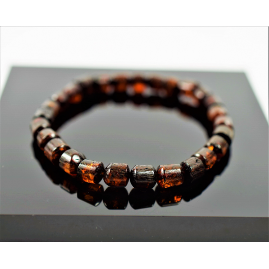 Genuine Baltic Amber men's bracelet - Necklace/ Beautiful Gift for Men/ Men and Women jewelry