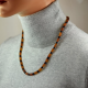 Minimalist Amber Necklace, Genuine Baltic Amber Necklace for Men's and Women's