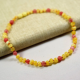 Baby Amber Necklace With Pink Morganite Beads