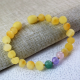 Baby Amber Bracelet or necklace With Rose Quartz Nephrite Alexandrite Beads