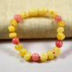 Baby Amber Necklace With Pink Morganite Beads