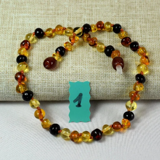 Baltic Amber baby teething Necklace, Baltic Amber Healing baby necklace,