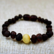 Baby Teething bracelet or necklace made of natural Baltic amber