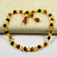 Amber necklace for children with natural healing amber 