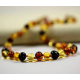 Amber necklace for children with natural healing amber 