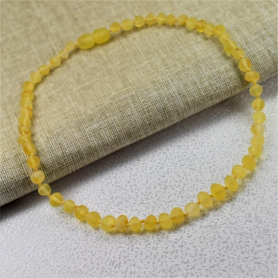 Amber necklace for children with natural amber 