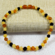 Amber necklace for children with natural healing raw amber 