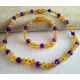   Baby Amber bracelet/ necklace with Amethyst