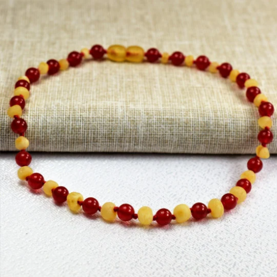 Baby-Amber-Necklace-With-Red-Ruby