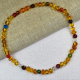 Baby and Mom amber necklace with with stones