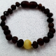 Baby Teething bracelet or necklace made of natural Baltic amber