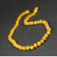 Wholesale Children Honey Color Raw Amber Necklaces 