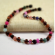 Wholesale Baby Amber necklace With Tourmaline Agate beads
