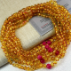Wholesale Baby Amber Necklace Honey Color With Rose