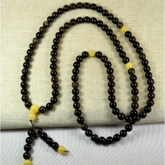 Baltic Amber Buddhist Mala rosary prayer