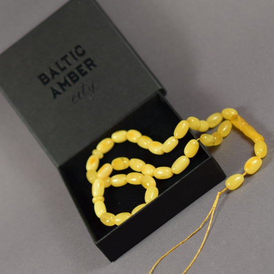 Tibetan Buddhist Amber Rosary